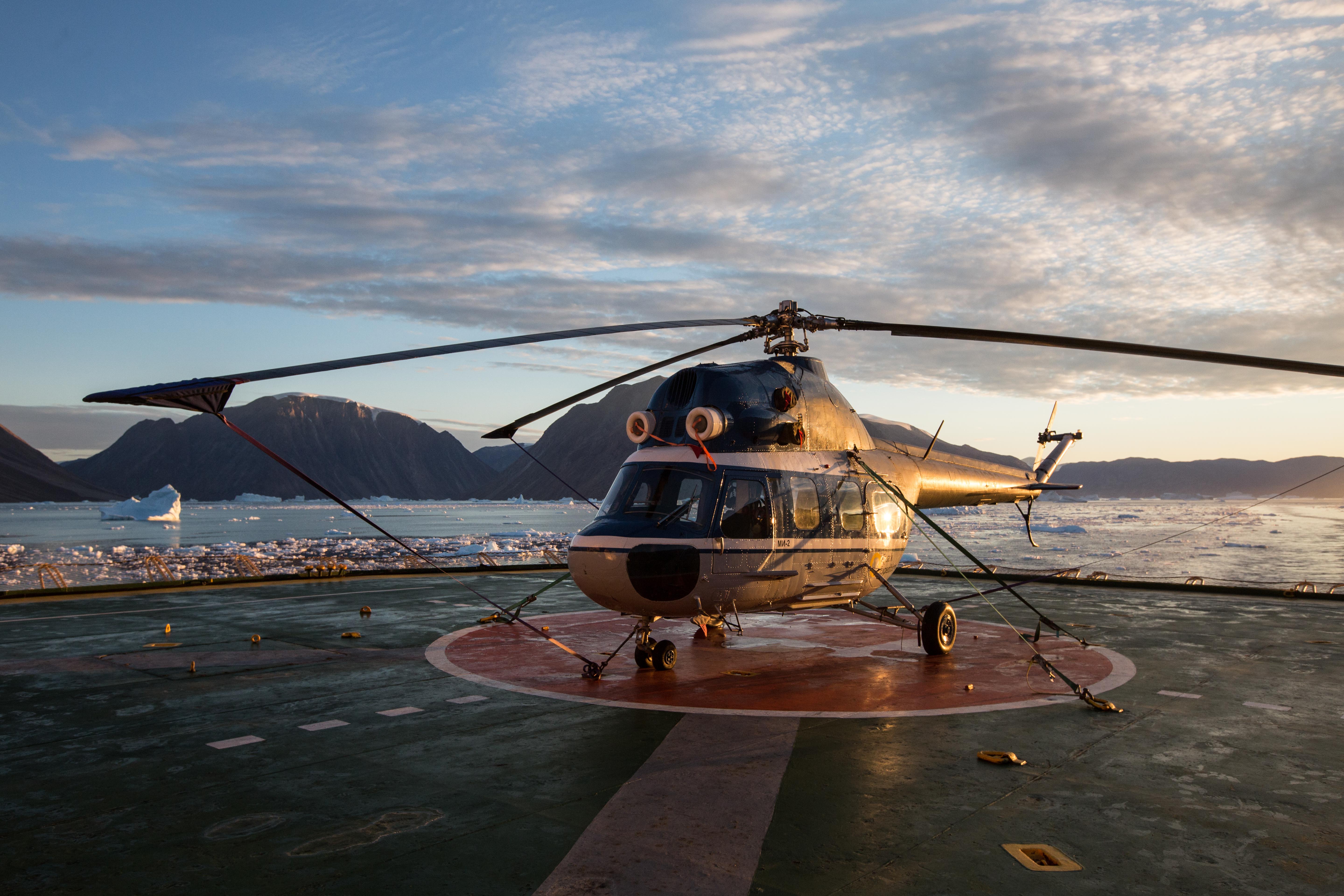 Quark Expeditions Kapitan Khlebnikov Helicopter 15.jpg